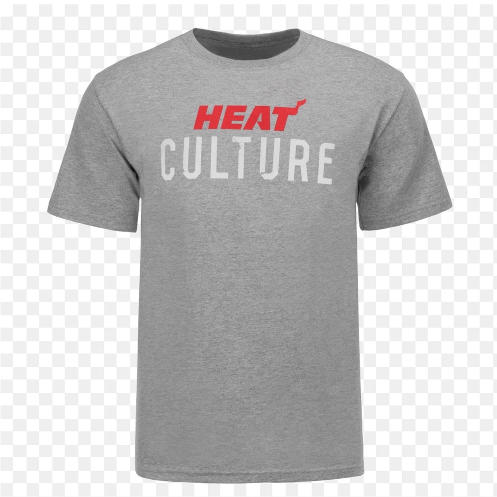 New Era Miami Heat Culture Boys Tee in Gray| Size: L 14/16